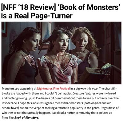 [NFF ’18 Review] ‘Book of Monsters’ is a Real Page-Turner